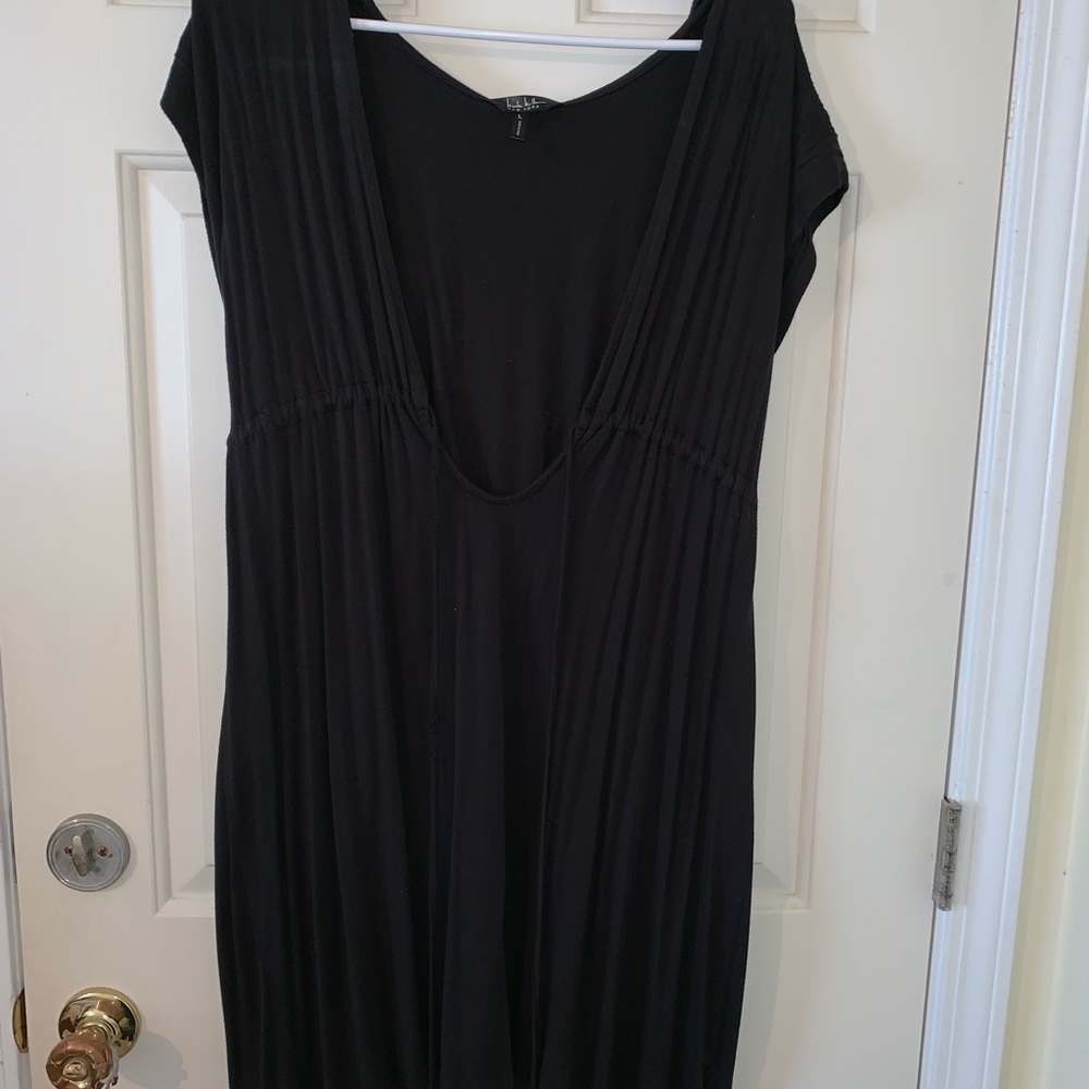 Nicole Miller hooded bathing suit coverup